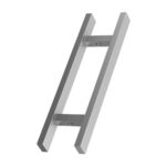 Pochwyt dwustronny prostokątny 40x20x300x500mm 90° AISI304 uniwersalny satynowy