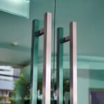 Pochwyt dwustronny prostokątny 40x20x300x500mm 90° AISI304 uniwersalny satynowy 5