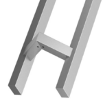 Pochwyt dwustronny prostokątny 40x20x300x500mm AISI304 uniwersalny satynowy 2