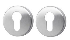 Szyld nierdzewny okrągły inox do bram ,drzwi, furtek