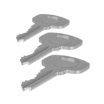 Wkładka bębenkowa 30/30 kolor mosiężny 3 klucze 5