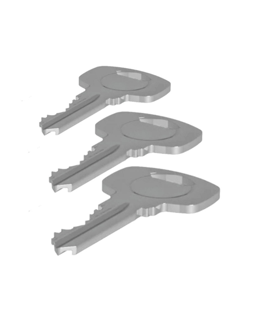 Wkładka bębenkowa 30/30 kolor mosiężny 3 klucze 5