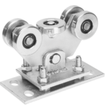 Wózek jezdny 60 do bramy przesuwnej 5-rolkowy rolki stalowe 2