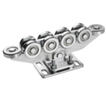 Wózek jezdny 80 do bramy przesuwnej 10-rolkowy rolki stalowe