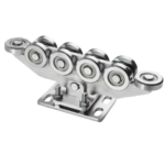 Wózek jezdny 80 do bramy przesuwnej 10-rolkowy rolki stalowe 2