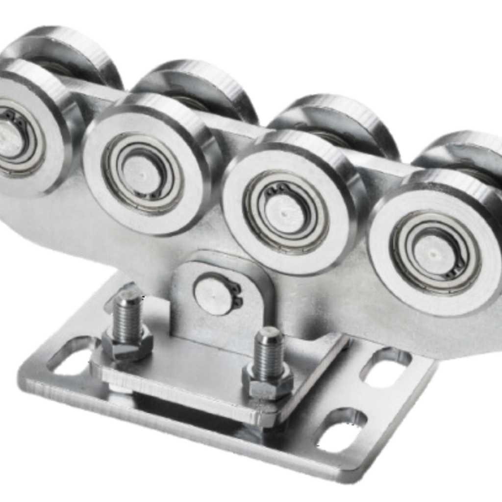 Wózek jezdny 80 do bramy przesuwnej 10-rolkowy rolki stalowe 3