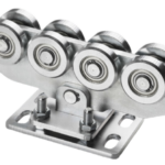 Wózek jezdny 80 do bramy przesuwnej 10-rolkowy rolki stalowe 3