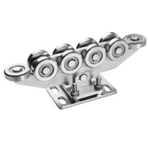 Wózek jezdny 80 do bramy przesuwnej 10-rolkowy rolki stalowe