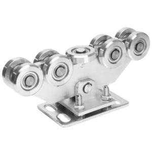 Wózek jezdny 80 do bramy przesuwnej 9-rolkowy rolki stalowe