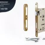 Zamek wpuszczany 60/50 klucz