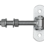 Zawias regulowany M16 z szyldem 115x40 mm