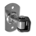 Zawias regulowany M16 z szyldem prostokątnym 100x55x4 mm