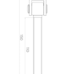 Zawias stalowy regulowany M16 3
