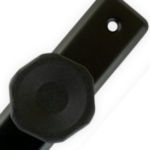 Zestaw do furtki komplet furtkowy gałko-pochwyt prawy zamek wąski wkładka 3